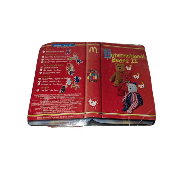 Ty Teenie Beanie Babies International II Osito Germania Spangle the Bear Set - Picture 9 of 9